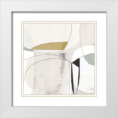 Beholder II White Modern Wood Framed Art Print with Double Matting by Jasper, Sisa