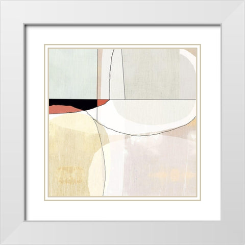 Beholder III White Modern Wood Framed Art Print with Double Matting by Jasper, Sisa