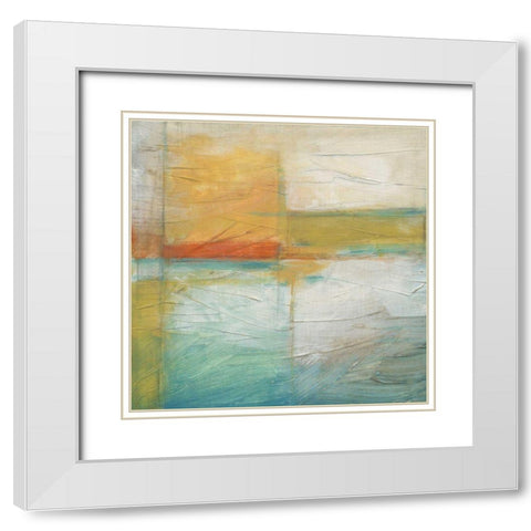 Coronado II White Modern Wood Framed Art Print with Double Matting by Vess, June Erica