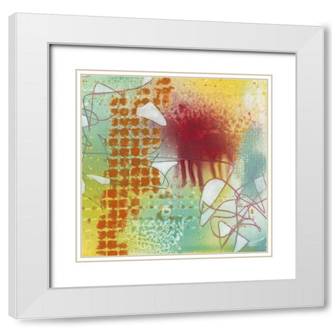 Walking on Sunshine II White Modern Wood Framed Art Print with Double Matting by Goldberger, Jennifer