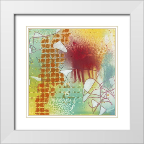 Walking on Sunshine II White Modern Wood Framed Art Print with Double Matting by Goldberger, Jennifer