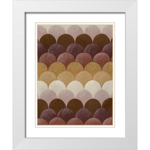 Plum Orchard II White Modern Wood Framed Art Print with Double Matting by Zarris, Chariklia