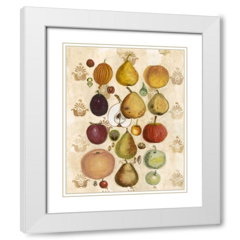 Edible Botanical II White Modern Wood Framed Art Print with Double Matting by McCavitt, Naomi