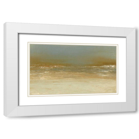 Sea Breezes II White Modern Wood Framed Art Print with Double Matting by Gordon, Sharon