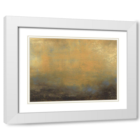 Luminous II White Modern Wood Framed Art Print with Double Matting by Gordon, Sharon