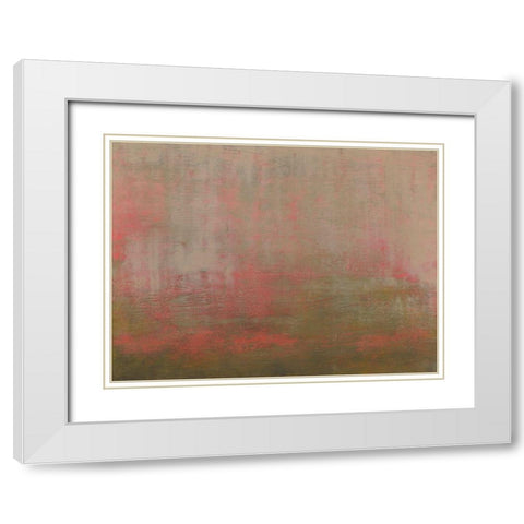 Luminous III White Modern Wood Framed Art Print with Double Matting by Gordon, Sharon