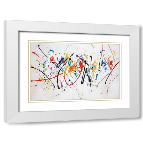 Amplified White Modern Wood Framed Art Print with Double Matting by Edmunds, Sydney