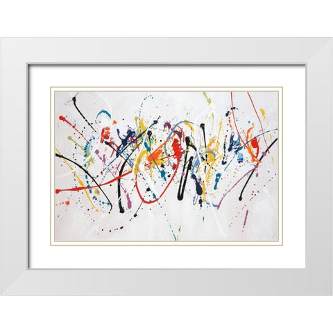 Amplified White Modern Wood Framed Art Print with Double Matting by Edmunds, Sydney