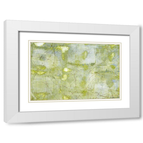 String Theory I White Modern Wood Framed Art Print with Double Matting by Goldberger, Jennifer