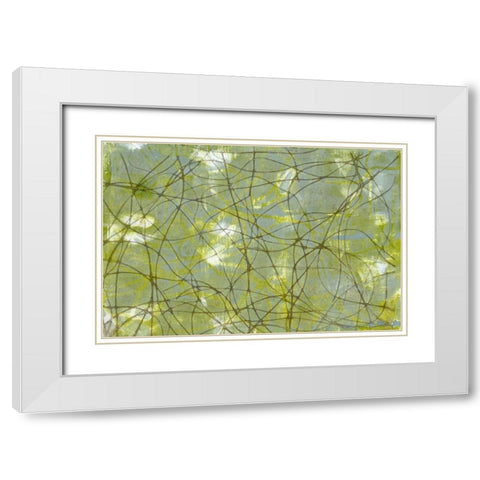 String Theory IV White Modern Wood Framed Art Print with Double Matting by Goldberger, Jennifer