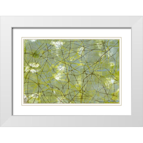 String Theory IV White Modern Wood Framed Art Print with Double Matting by Goldberger, Jennifer