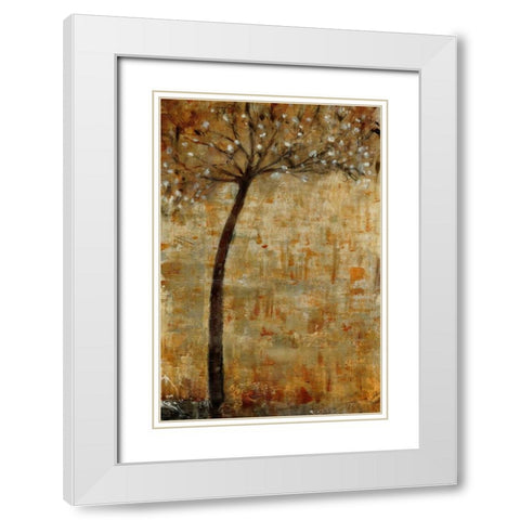 In Bloom I White Modern Wood Framed Art Print with Double Matting by OToole, Tim