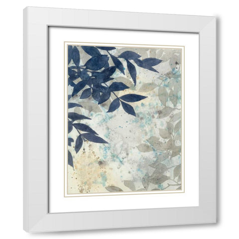 Aquarelle Shadows I White Modern Wood Framed Art Print with Double Matting by Meagher, Megan