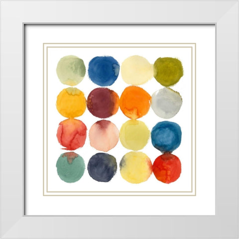 Transference II White Modern Wood Framed Art Print with Double Matting by Meagher, Megan