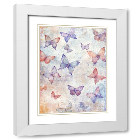 In Flight II White Modern Wood Framed Art Print with Double Matting by OToole, Tim