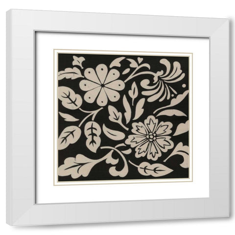 Ginter Charcoal I White Modern Wood Framed Art Print with Double Matting by Zarris, Chariklia