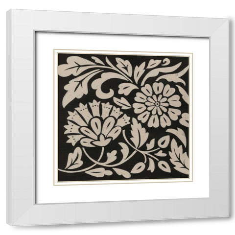 Ginter Charcoal II White Modern Wood Framed Art Print with Double Matting by Zarris, Chariklia