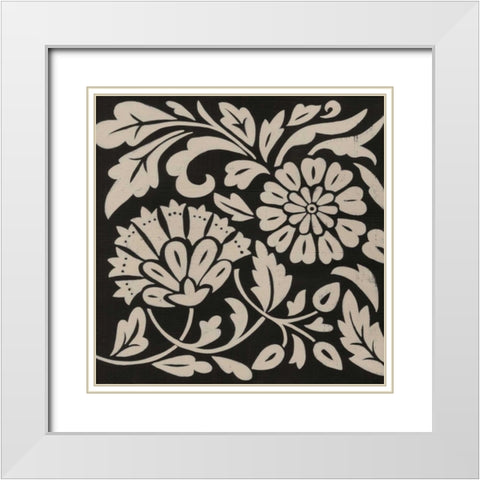 Ginter Charcoal II White Modern Wood Framed Art Print with Double Matting by Zarris, Chariklia