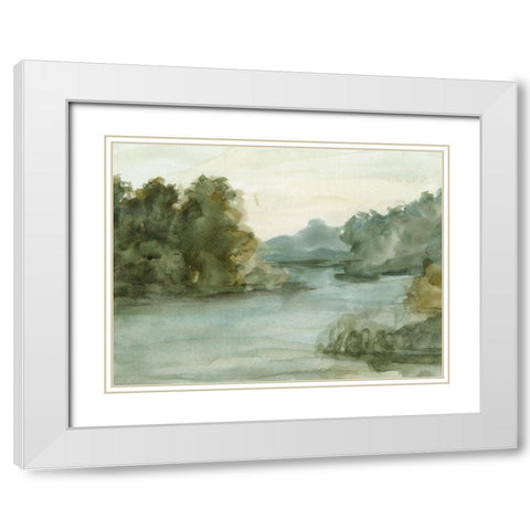 Watercolour Sketchbook I White Modern Wood Framed Art Print with Double Matting by Harper, Ethan