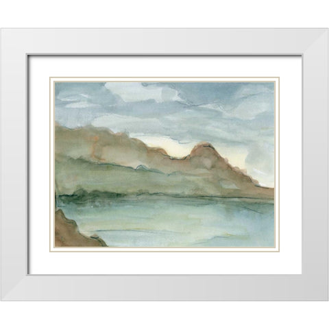 Watercolour Sketchbook V White Modern Wood Framed Art Print with Double Matting by Harper, Ethan