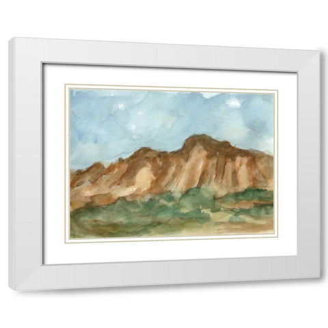 Watercolour Sketchbook IX White Modern Wood Framed Art Print with Double Matting by Harper, Ethan