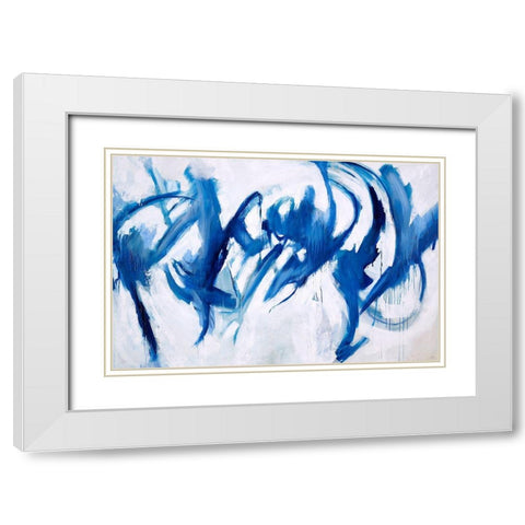 Caracole White Modern Wood Framed Art Print with Double Matting by Schicker, Joshua