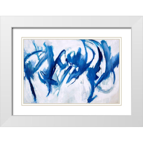 Caracole White Modern Wood Framed Art Print with Double Matting by Schicker, Joshua