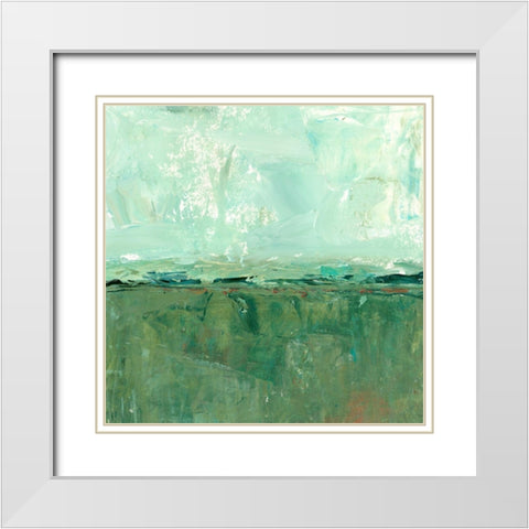 Vista Impression I White Modern Wood Framed Art Print with Double Matting by Harper, Ethan