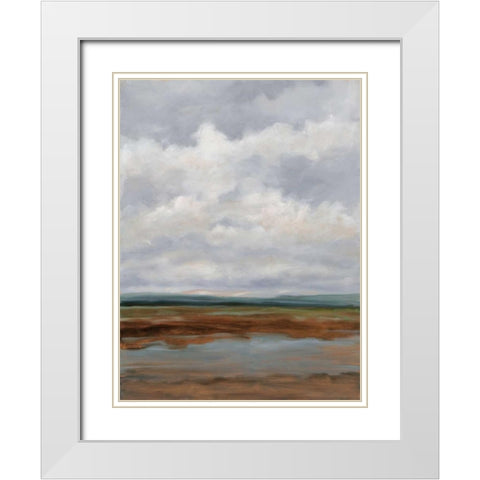 Before Sunset II White Modern Wood Framed Art Print with Double Matting by Harper, Ethan