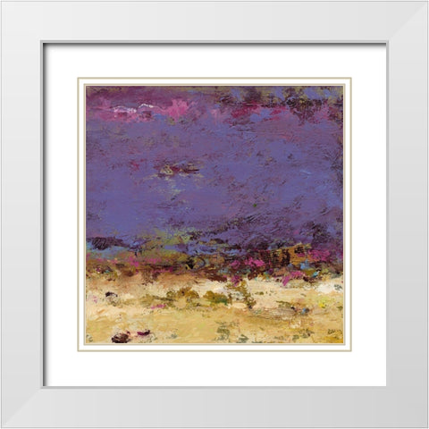 Twilight Time White Modern Wood Framed Art Print with Double Matting by Bothne, Janet