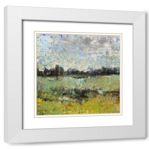 Across the Tall Grass II White Modern Wood Framed Art Print with Double Matting by OToole, Tim