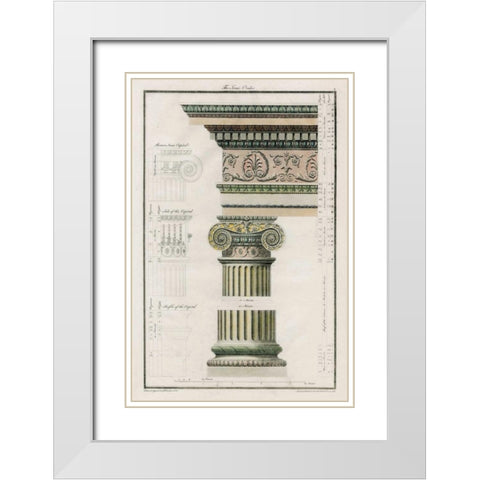 The Iconic Order White Modern Wood Framed Art Print with Double Matting by Richardson