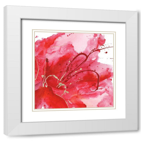 Lazy Cocktail I White Modern Wood Framed Art Print with Double Matting by Edmunds, Sydney