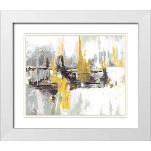 At the End of the Day White Modern Wood Framed Art Print with Double Matting by Circle Art Group