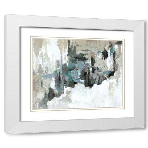Calm Before The Storm White Modern Wood Framed Art Print with Double Matting by Circle Art Group