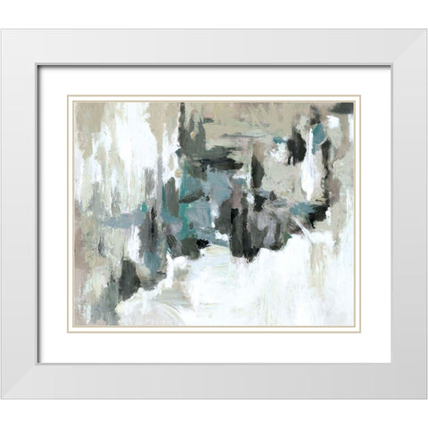 Calm Before The Storm White Modern Wood Framed Art Print with Double Matting by Circle Art Group