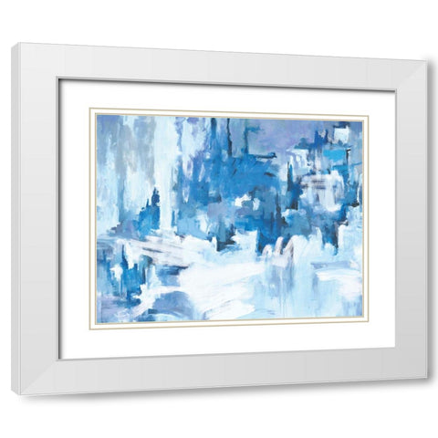 Iceberg White Modern Wood Framed Art Print with Double Matting by Circle Art Group