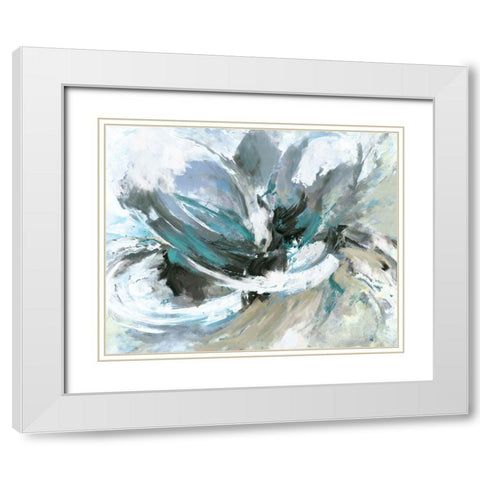 The Dance White Modern Wood Framed Art Print with Double Matting by Circle Art Group