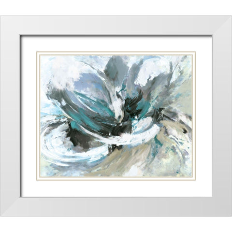 The Dance White Modern Wood Framed Art Print with Double Matting by Circle Art Group