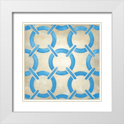 Classical Symmetry XI White Modern Wood Framed Art Print with Double Matting by Zarris, Chariklia