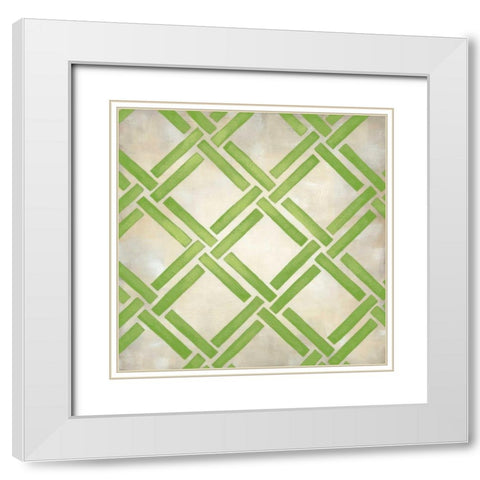 Classical Symmetry XIII White Modern Wood Framed Art Print with Double Matting by Zarris, Chariklia
