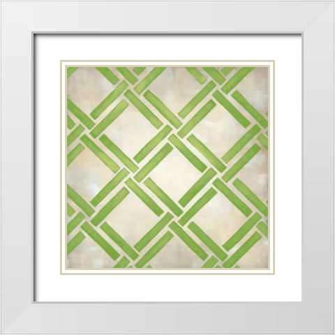 Classical Symmetry XIII White Modern Wood Framed Art Print with Double Matting by Zarris, Chariklia