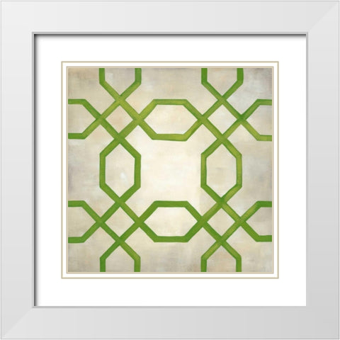 Classical Symmetry XV White Modern Wood Framed Art Print with Double Matting by Zarris, Chariklia