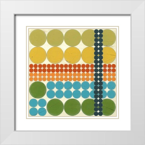 Arcade II White Modern Wood Framed Art Print with Double Matting by Vess, June Erica