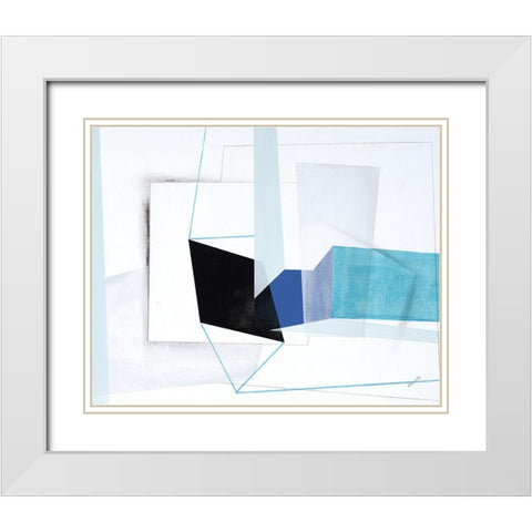 Mixtape I White Modern Wood Framed Art Print with Double Matting by Edmunds, Sydney