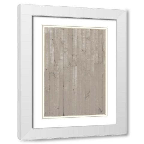 Coastal Christmas Collection D White Modern Wood Framed Art Print with Double Matting by Vision Studio