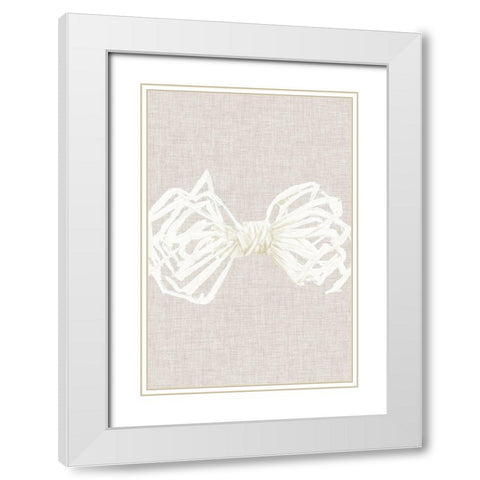 Coastal Christmas Collection E White Modern Wood Framed Art Print with Double Matting by Vision Studio