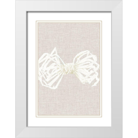 Coastal Christmas Collection E White Modern Wood Framed Art Print with Double Matting by Vision Studio