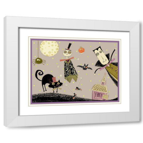 EEK Collection A White Modern Wood Framed Art Print with Double Matting by Eisner, Viv