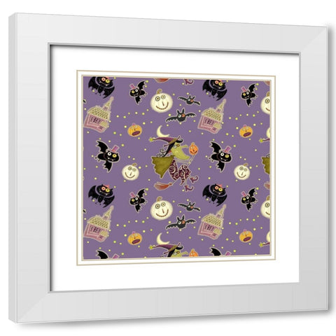 EEK Collection H White Modern Wood Framed Art Print with Double Matting by Eisner, Viv